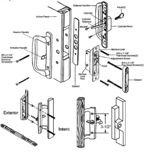 Schematic Diagram Alside Patio Door Near Weep Hole Patents P