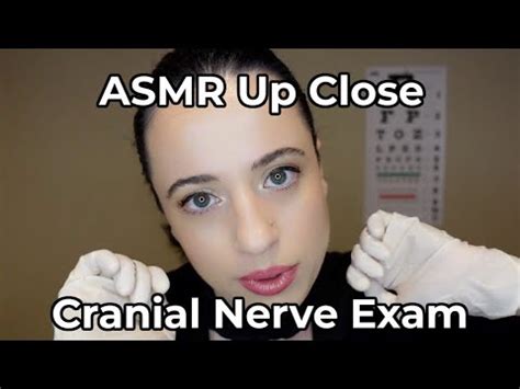 Asmr Eye Ear Nose Cranial Nerve Exam Up Close Soft Spoken Medical