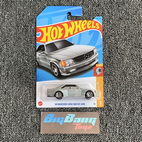 Hot Wheels Mercedes Benz Sec Amg Silver Mainline Case M N In Stock New
