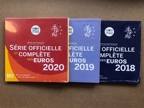 Francia Year Set 2018 2020 BU 3 Sets Catawiki