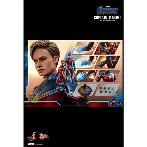 Ready Stock Hot Toys Mms Avengers Endgame Captain Marvel Th Scale Collectible Figure