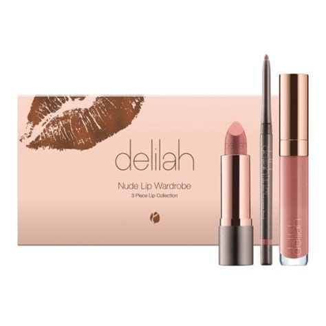 Delilah Набор для макияжа губ Nude Lip Wardrobe купить недорого цены в интернет магазине