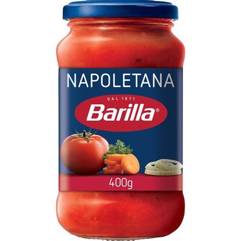 Calories in Barilla Napoletana Pasta Sauce Napoletana calcount
