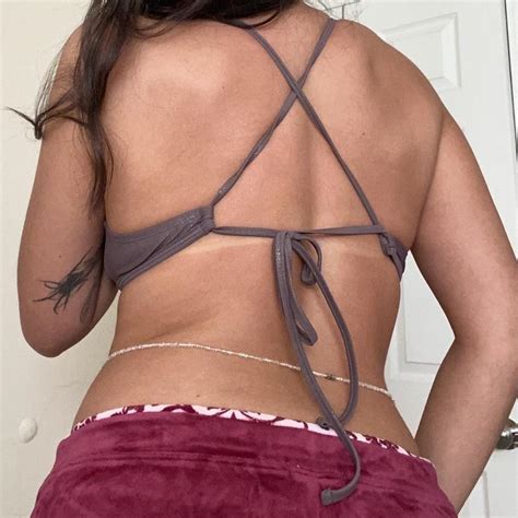 Hula Honey Purple Mauve Colored Bikini Top Very Depop