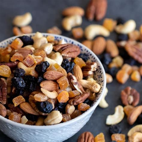 Dried Apricot Blueberry And Mixed Nut Trail Mix Recipe