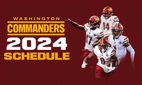 Commanders Schedule 2024 Season Kary Juditha