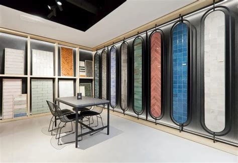 Ceramic Tile Display An Example Of Showroom Experience