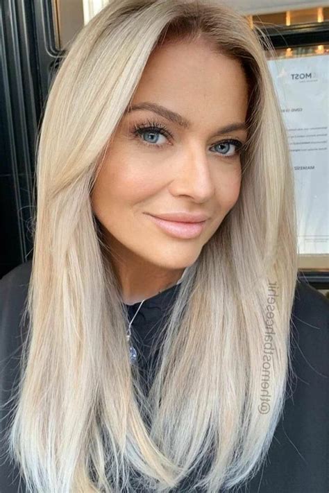 Moderne Ideen F R Curtain Bangs F R Glatte Haare Blonde Glatte Haare Lange Blonde Haare