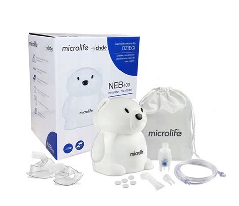 Inhalator Microlife NEB 400 dla dzieci MIŚ 14249961781 - Allegro.pl