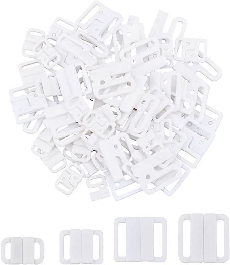 Amazon Superfindings Sets Plastic Bikini Bra Clips Hooks Sizes White Bra Slide Hook