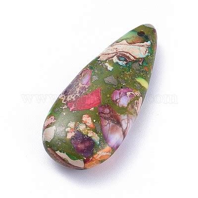 Wholesale Natural Regalite Imperial Jasper Sea Sediment Jasper Pendants