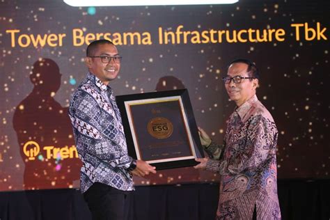 Tower Bersama Infrastructure TBIG Raih Predikat Terbaik TrenAsia ESG