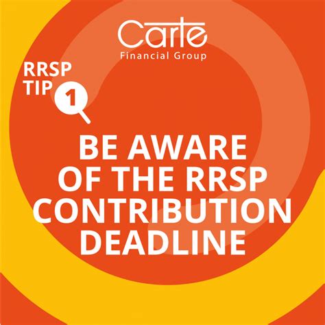 aware   rrsp contribution deadline carte wealth management