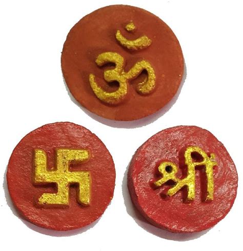 Cow Dung Om Satiya and Shree Buy Cow Dung Om Satiya Shree for best price at INR 100INR 150 / set