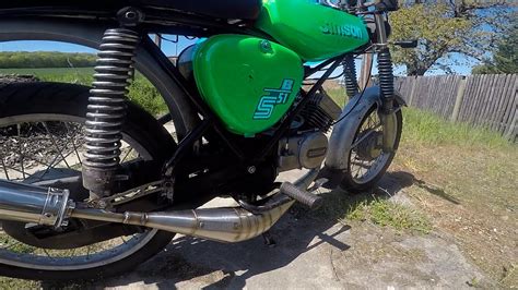 Simson 85 Ccm BT Spezial Jackmotors Auspuff Reso YouTube