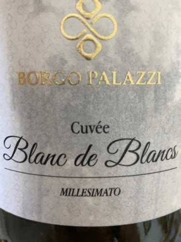 Borgo Palazzi Cuv E Blanc De Blancs Millesimato Vivino Brasil