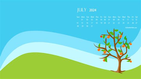 Desktop Wallpaper Calendar July 2024 Berti Chandal