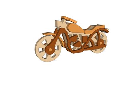 Wooden Motorcycle – Plans – DM Idea