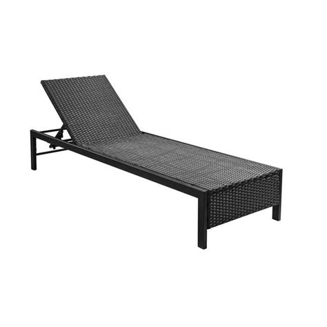 Rena Rattan Sun Lounger Black Sun Lounger Reclining Sun Lounger