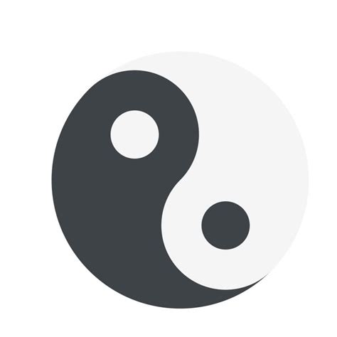 Wall Sticker Emoji Yin Yang Wall