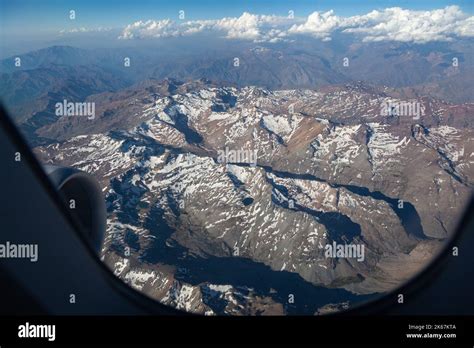 The Andes mountains in Chile from an airplane Stock Photo - Alamy