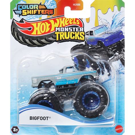 Mattel Hot Wheels Monster Trucks Color Shifters Bigfoot Vehicle Hgx Jcg Toys Shop Gr