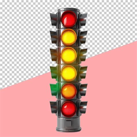 Premium Psd Traffic Light Isolated Object Transparent Background