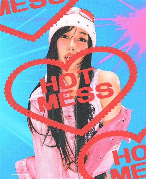 Aespa Giselle Hot Mess Designs aespa giselle hotmess 에스파 kpop graphicindex posterposter