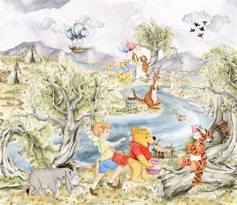 Adorable Winnie the Pooh Cute Wallpaper for Every Room