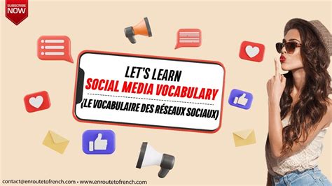 French Vocabulary The Social Media Le vocabulaire Des Réseaux