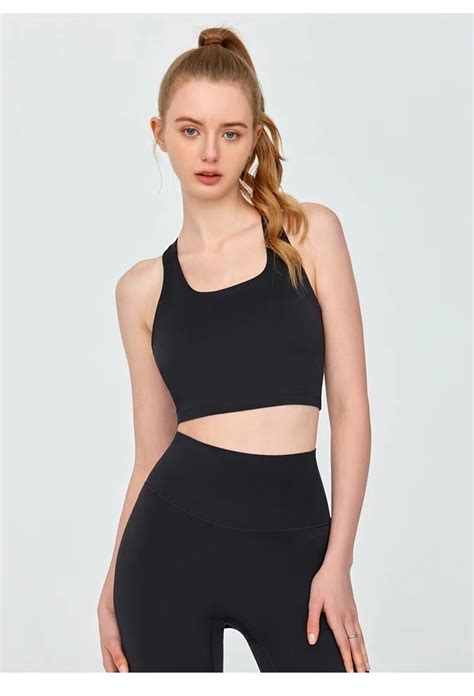 New Beauty Back Nude Sports Vest With Chest PadsFitness Sling Bra Shopee Malaysia