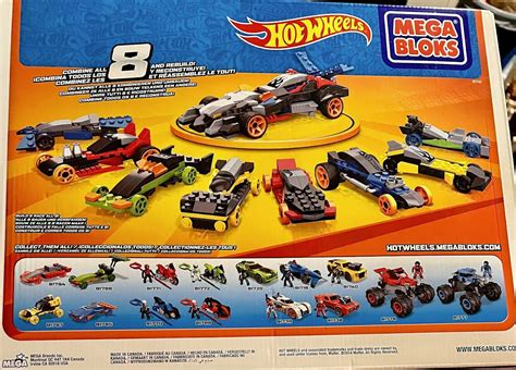 New Mega Bloks Hot Wheels Super Race Car Pack Pcs