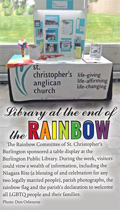 Diocese Of Niagara Parish Peddles Same Sex Blessing Rite At Local Library Anglican Samizdat