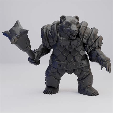 Hot Goblin ウォーベア ミニチュア ホットゴブリン 野蛮な戦士TRPGコマ