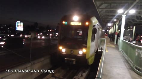 La Metro C Line Departing Departing Willowbrook Youtube