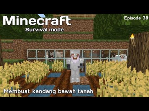 Membuat Kandang Hewan Bawah Tanah Minecraft Survival Mode Youtube