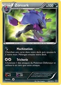 Zoroark carte Pokémon 102 99 Destinées Futures