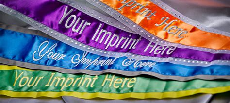 custom sashes personalized royalty sashes andersons