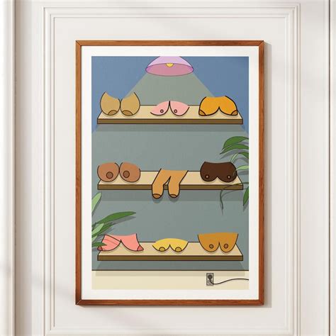 Sexy Boob Poster Etsy