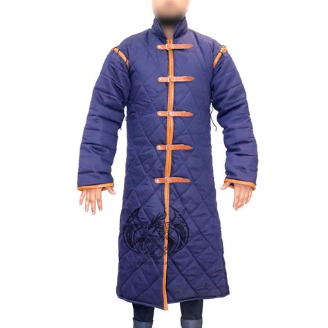 medieval padded gambeson armor reenactment gambeson cotton padded