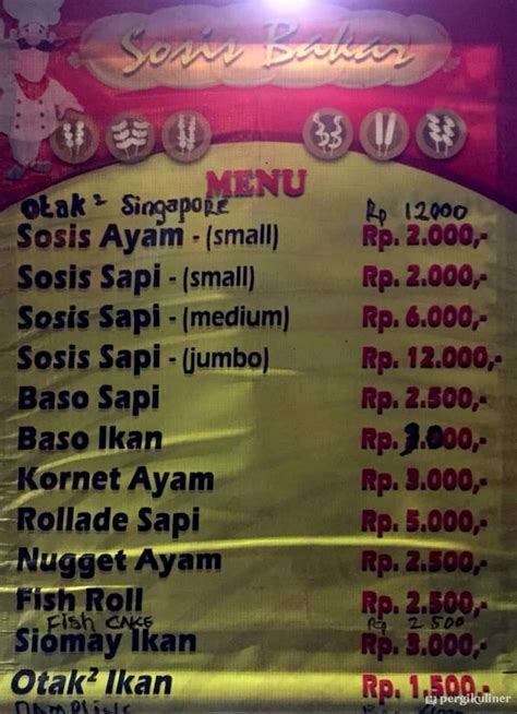 Selalu Diperbarui Menu Sosis Bakar Adut Kemayoran