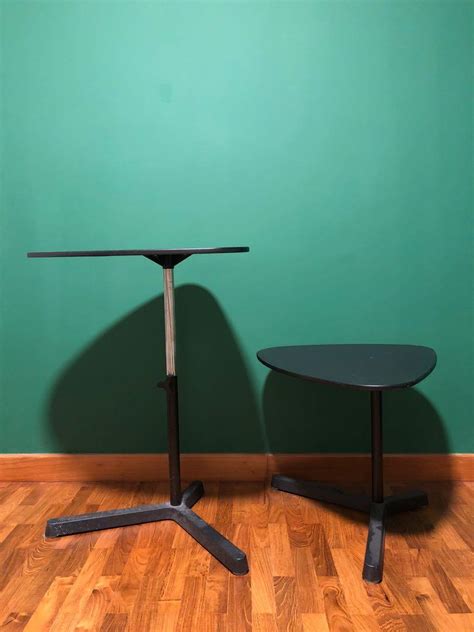 Ikea Svartasen Laptop Stand Side Table Adjustable Height Furniture