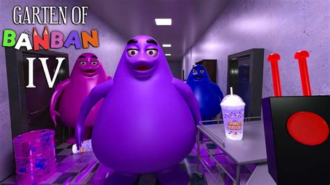 Garten Of Banban Meeting With Grimace Shake Gameplay Youtube