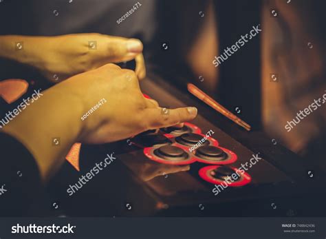 Joystick Fighting Games Game Control Pad Stock Photo 748842436 ...
