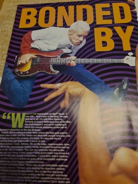 VINTAGE FLEA RED HOT CHILI PEPPERS A POSTER RAW MAGAZINE CLIPPING PicClick UK