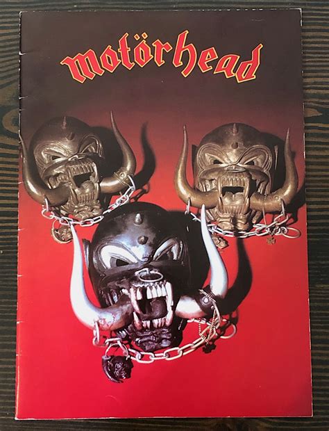 motorhead  program  iron fist  printed  ballantine uk