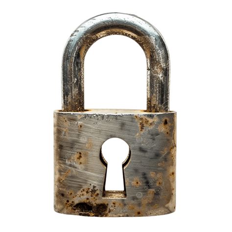 Secrets Encased The Rusty Padlock And Its Key, Weathered Key, Old Lock