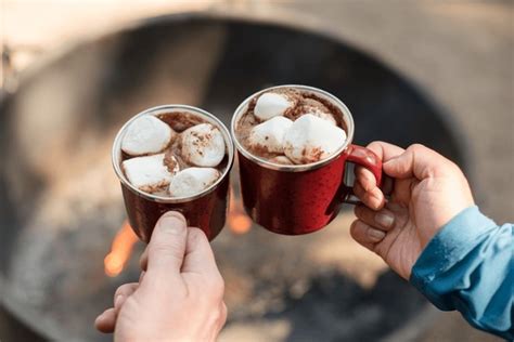 Couple Fall Hot Chocolate Royalty Free Photos And Stock Images