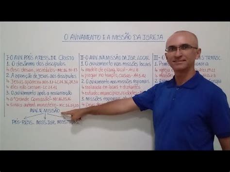 Ebd Li O O Avivamento E A Miss O Da Igreja Resumo De Aula Youtube