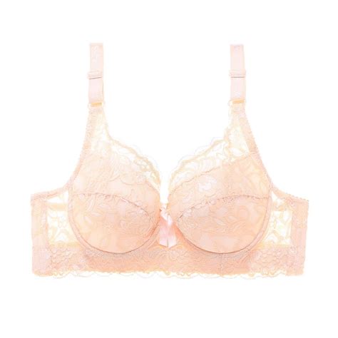 Summer Savings Plus Size Mianht Women Lace Lingerie Wire Free Bra Sexy Underwear Gathered Bra On